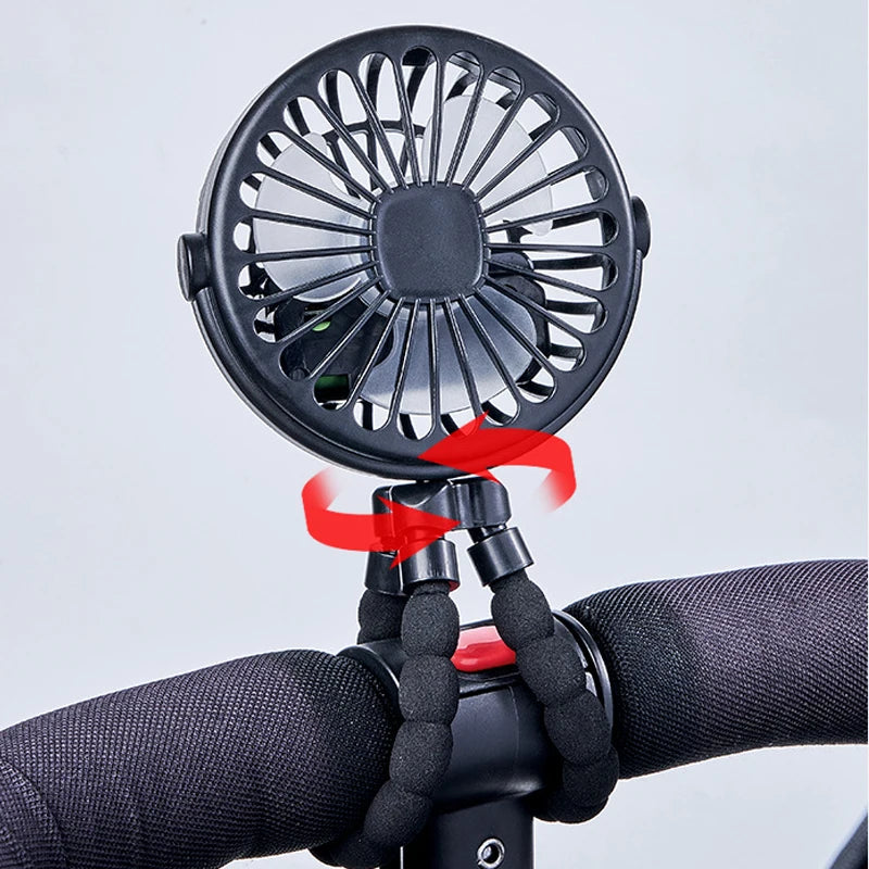 Portable fan for baby Stroller