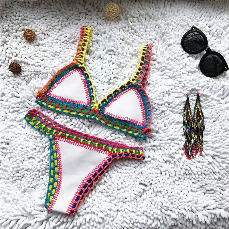 SunSplash Neoprene Bikini Set