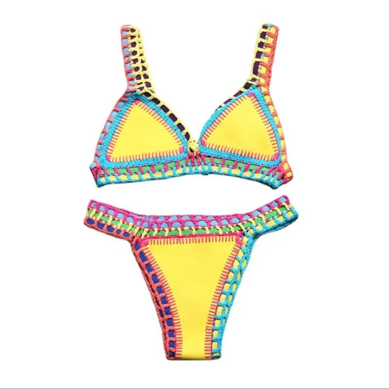 SunSplash Neoprene Bikini Set